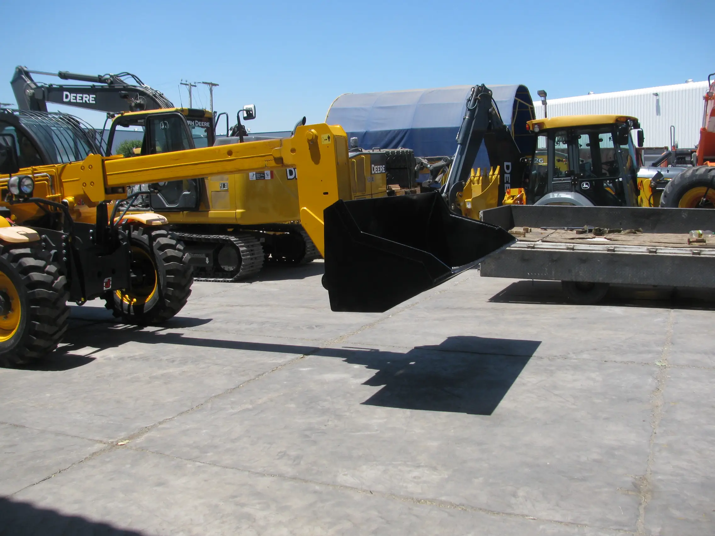 Balde Grúa Telescópica